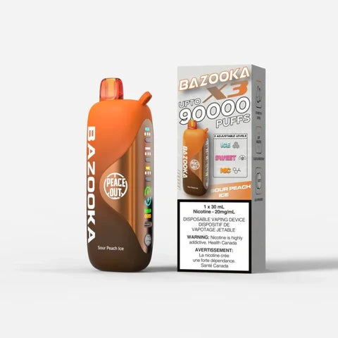 Bazooka Disposable Vape X3 - 90K