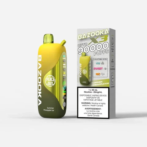 Bazooka Disposable Vape X3 - 90K