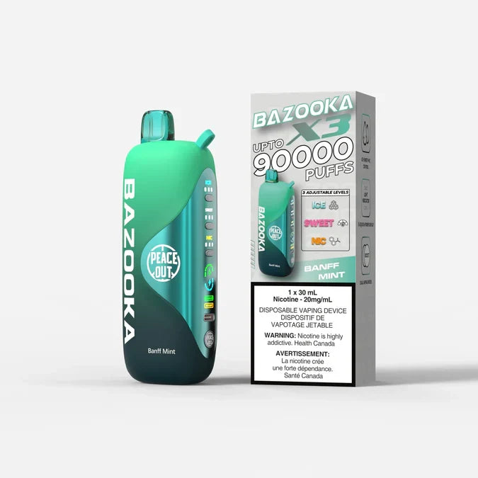 Bazooka Disposable Vape X3 - 90K