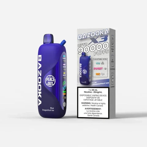 Bazooka Disposable Vape X3 - 90K